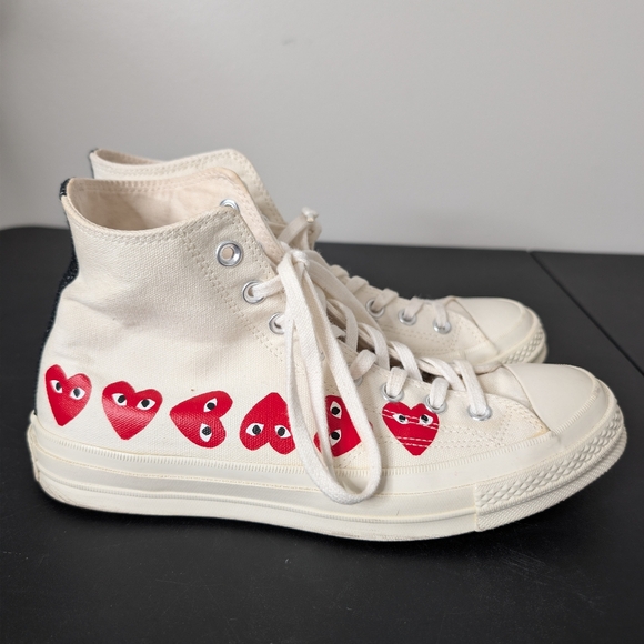 Converse Comme De Garcons Hearts Shoes - Picture 4 of 11